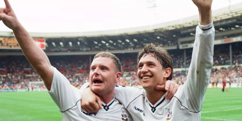 Tottenham Hotspur | Sức Mạnh Của ‘Gà Trống’ Thành London 4 Paul Gascoigne và Gary Lineker là hai ngôi sao hàng đầu của Spurs năm 1991